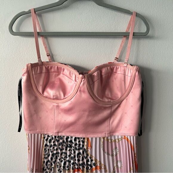 MARCIANO Guess Pleated midi dress with print - Picture 9 of 12